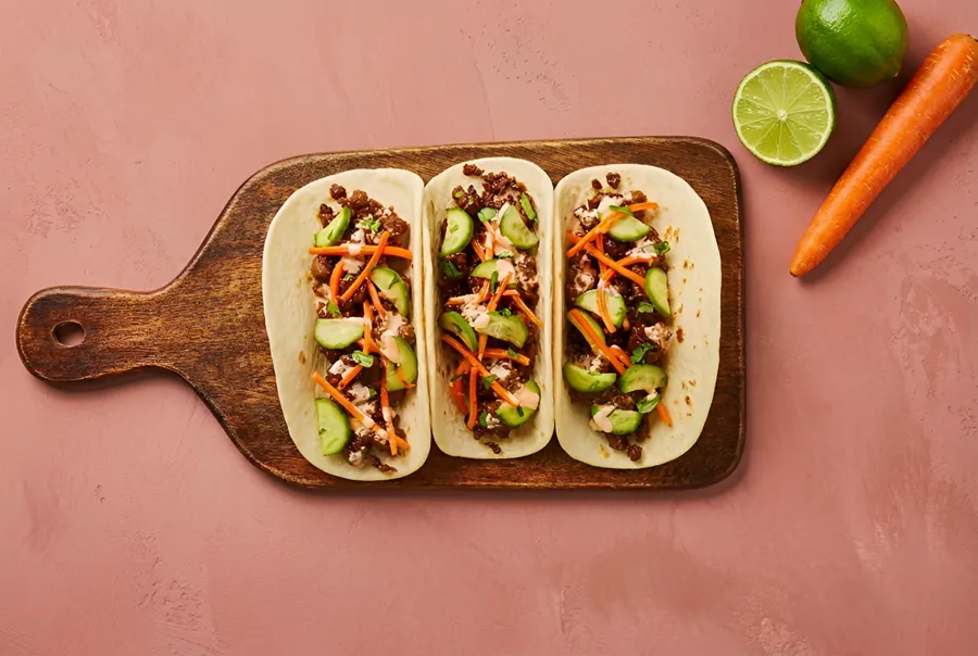 Banh Mi Style Beef Tacos