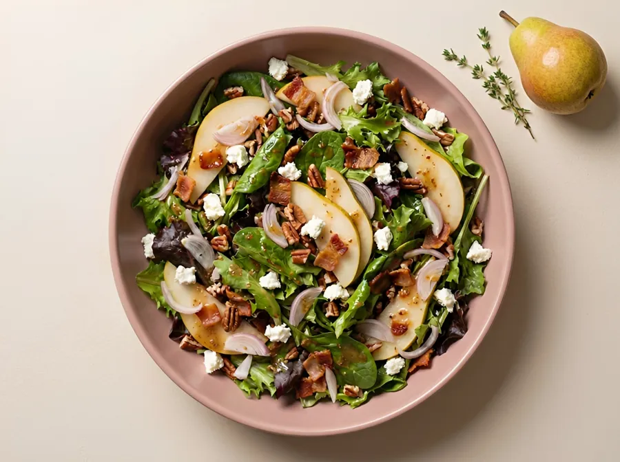 Pear And Pecan Salad