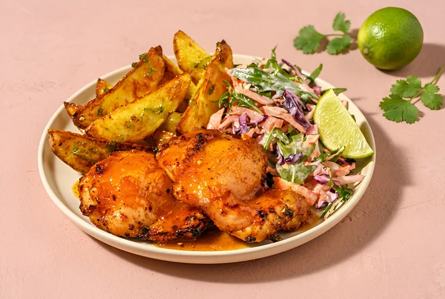 Honey Chicken And Slaw