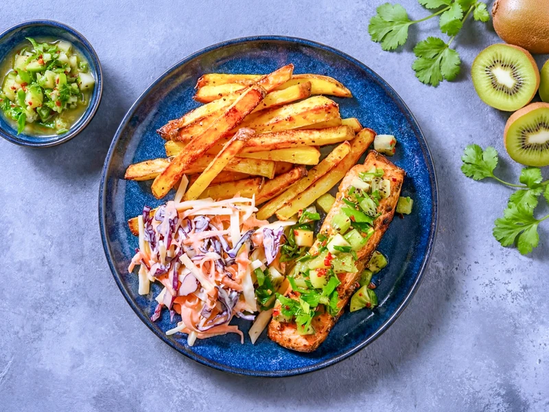 Caribbean Style Spiced Salmon